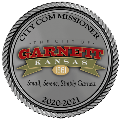 Garnett Kansas City Commissioner Medallion