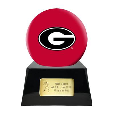 Georgia Bulldogs Team Sphere Cremation Urn