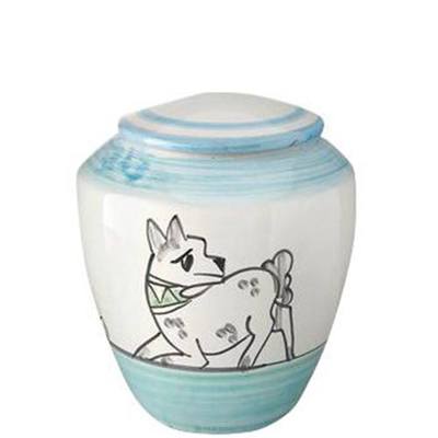 Giocoso Ceramic Small Dog Urn