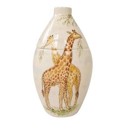 Giraffes Ceramic Cremation Urn