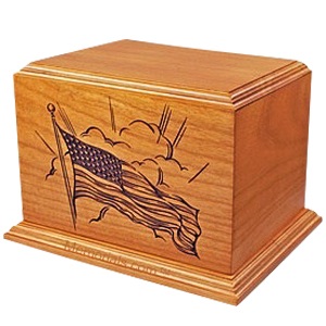 Old Glory Cremation Urn