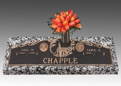 Lords Chapel Bronze Companion Headstone 56 x 16