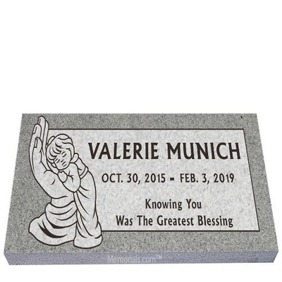 Gods Resting Hand Infant Grave Marker