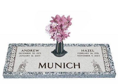 Going Home Companion Granite Headstone 42 x 12