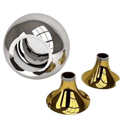 Gold & Copper Orb Cremation Urn
