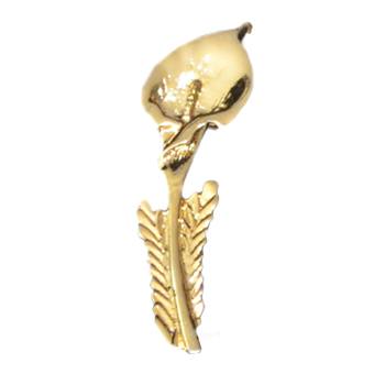 Gold Calla Lily Emblem