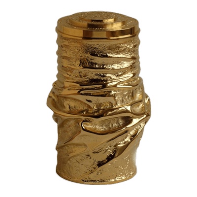 Modern Gold Funeral Urn