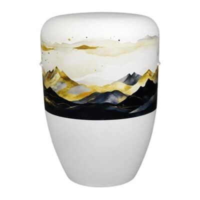 Gold Mountain Biodegradable Urn
