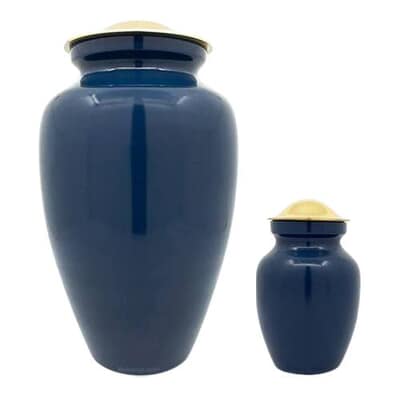 Gold Navy Cremation Urns