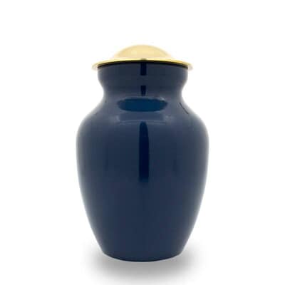 Gold Navy Extra Small Cremation Urn