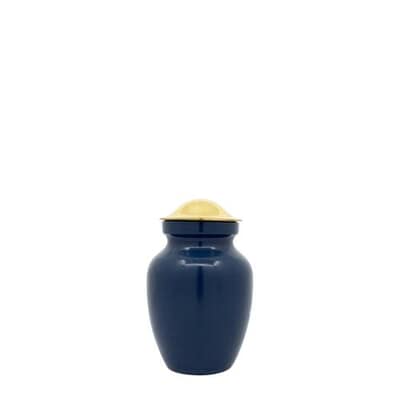 Gold Navy Pet Keepsake Cremation Urn