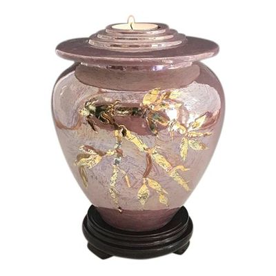 Golden Heart Pet Ceramic Urn