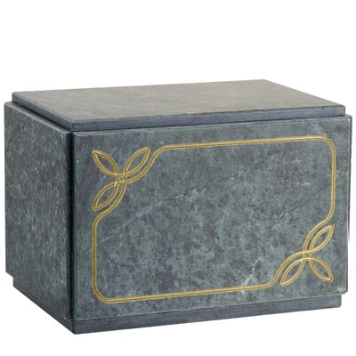 Golden Serpentine Cremation Urn