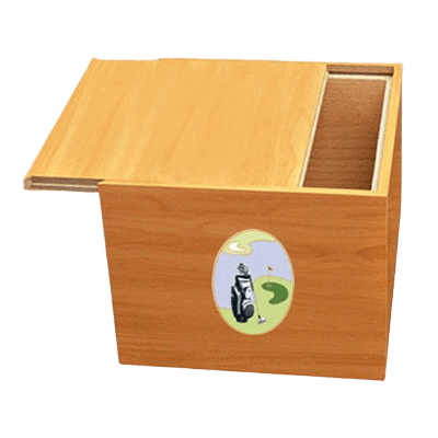 Norwegian Golf Scene Cremation Urn