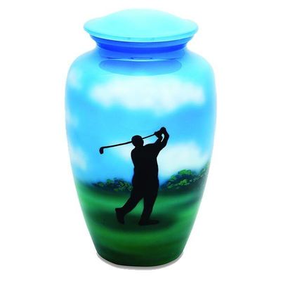 Golfer Unique Cremation Urn