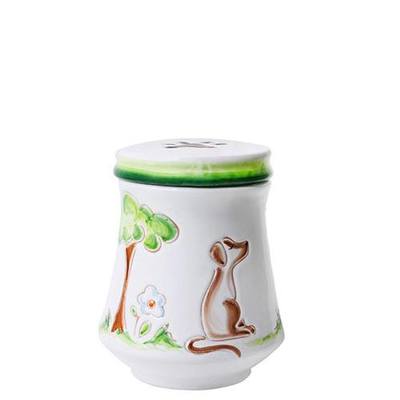 Graceful Dog Small Ceramic Pet Urn