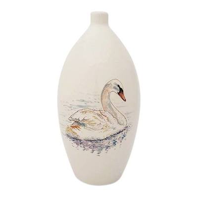 Graceful Swan Cremation Urn