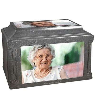 Granite Cultured Photo Urn