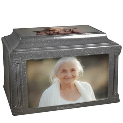 Granite Cultured Photo Urn