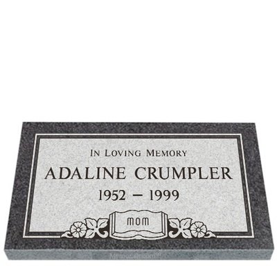 Granite Grave Marker For Mom 20 x 10
