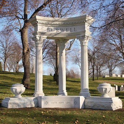 Granite Memorial For the Cemetery
