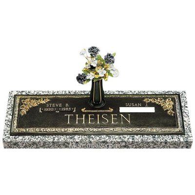 Grave Marker Dates Scroll