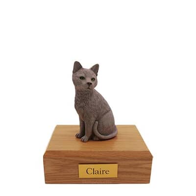 Gray Small Cat Urn