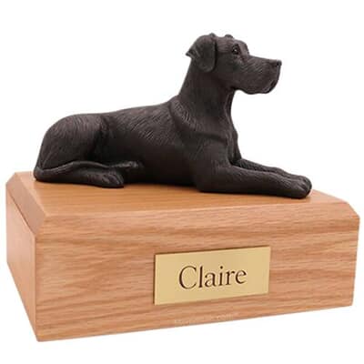 Great Dane Ears Down Dog Urns