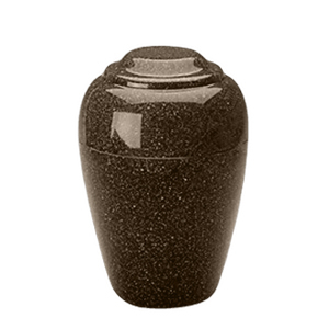 Grecian Kodiak Brown Granite Cremation Urn