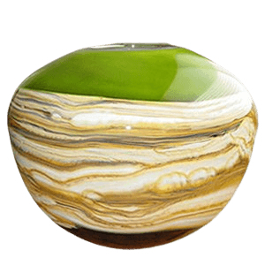 Sphere Green Cremation Urn For Two
