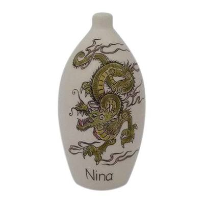 Green Dragon Large Cremation Urn