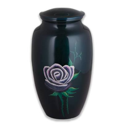 Green Rose Cremation Urn