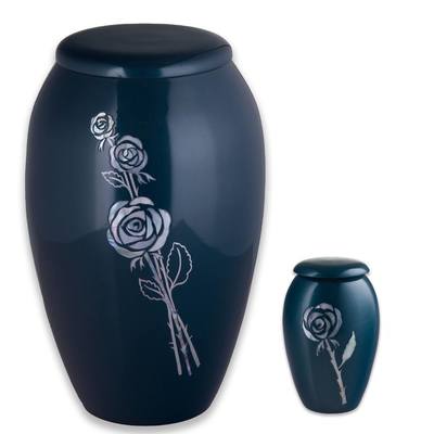 Green Roses Cremation Urns