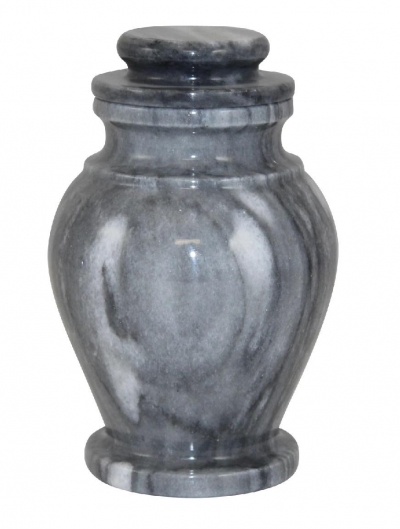 Grey Cashmere Marble Pet Urn