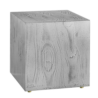 Grey Grain Wood Urn