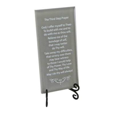 Grey The Third Step Prayer Plaque
