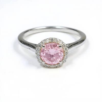 Halo Love Cremation Diamond Ring