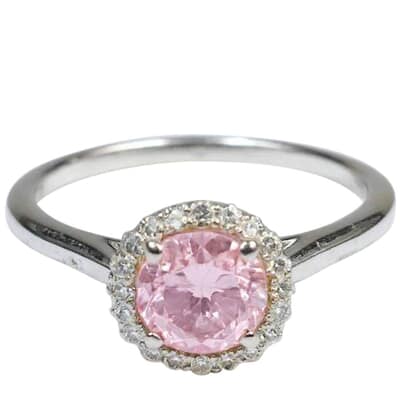 Halo Love Cremation Crystal Ring