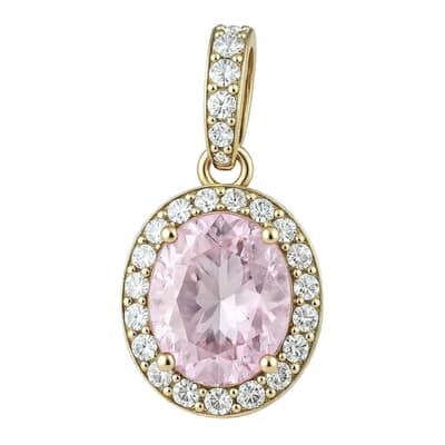 Halo Princess Cremation Crystal Necklace