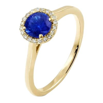 Halo Riviera Cremation Crystal Ring