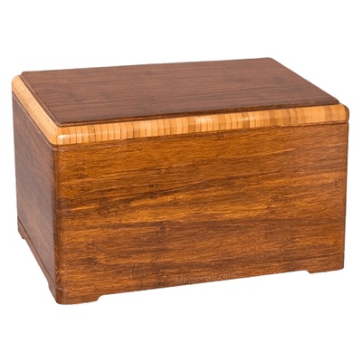 Elegant Bamboo Cremation Urn