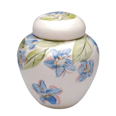 Blue Dogwood Cremation Urn