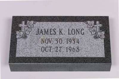 Harmony Granite Grave Marker 20 x 10