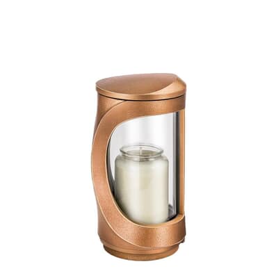 Harmony Light Brown Small Cemetery Gravesite Lamp