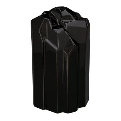 Heart Black Ceramic Urn