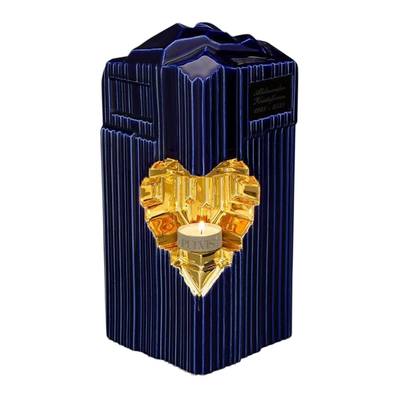 Heart Midnight Blue Ceramic Urn