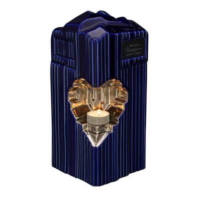 Heart Midnight Blue Ceramic Urn