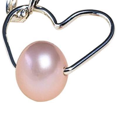 Heart Purple Pearl Cremation Pendant