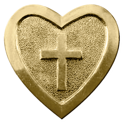 Heart with a Cross Medallion