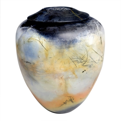 Heaven and Earth Ceramic Urn